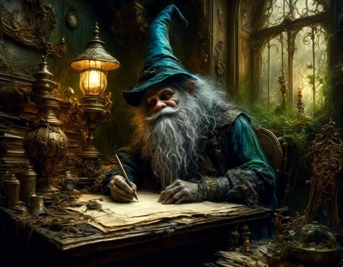 The Wizard in his Den