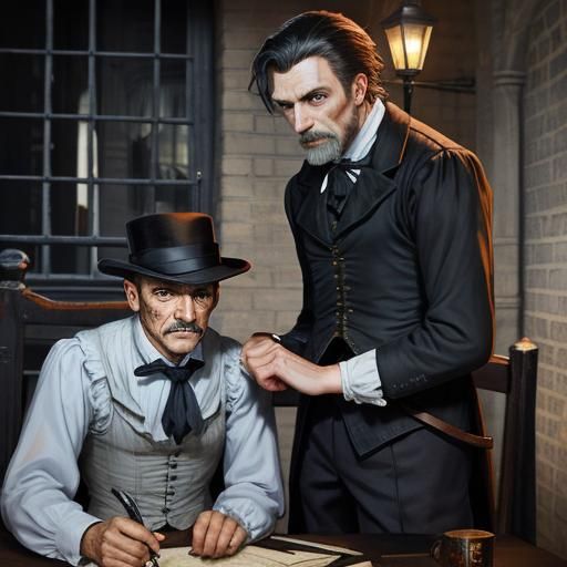 Jack the Ripper Teaches a Boy in London