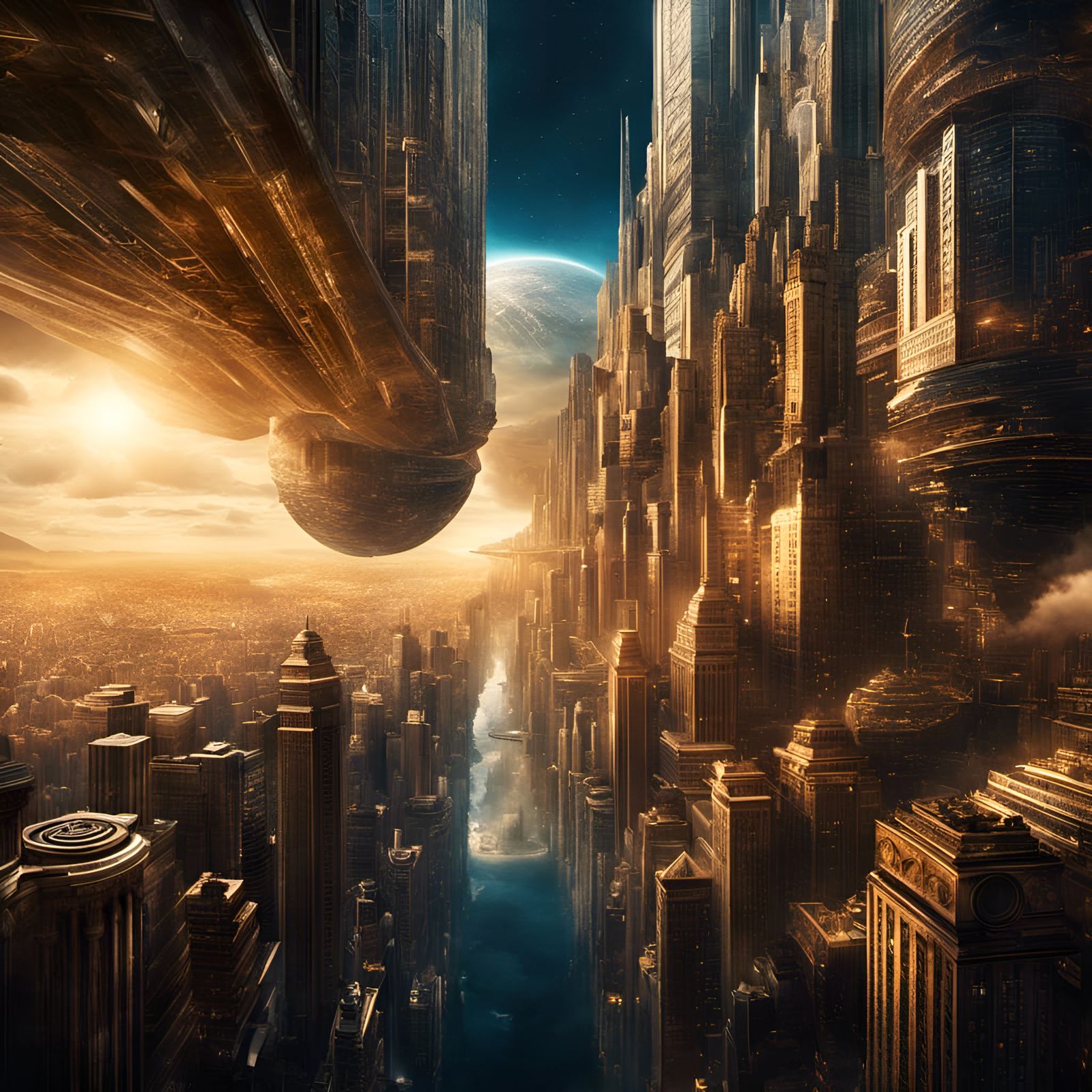 Fourth Dimensional Being in Dreamscape Digital Art