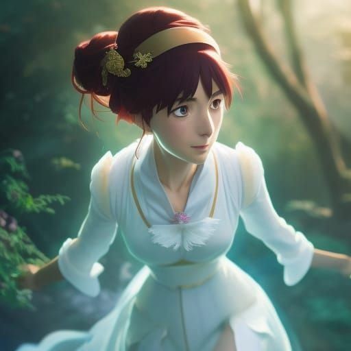 Felicia Day as Maid, Anime Key Visual