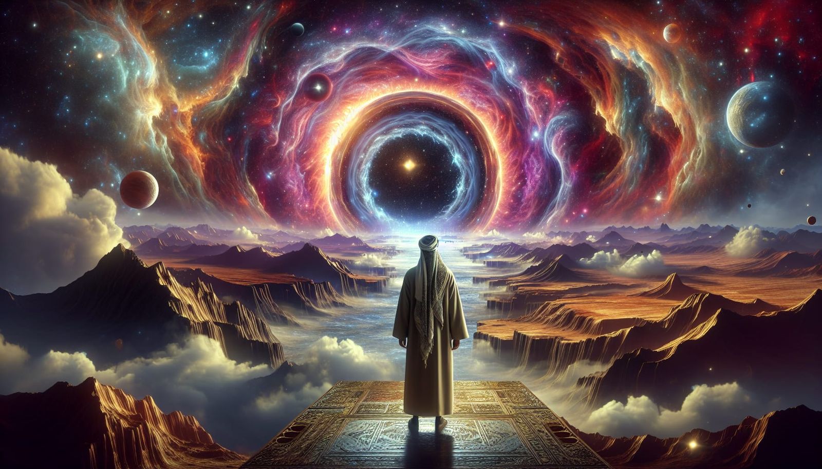 Dimensional Portal: Epic Digital Art Landscape