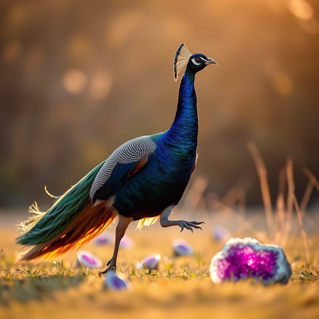 A peacock