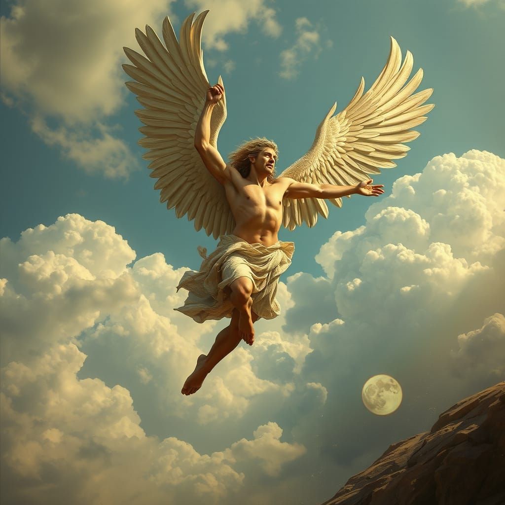 Icarus's Fall: A Tragic Descent From The Sky