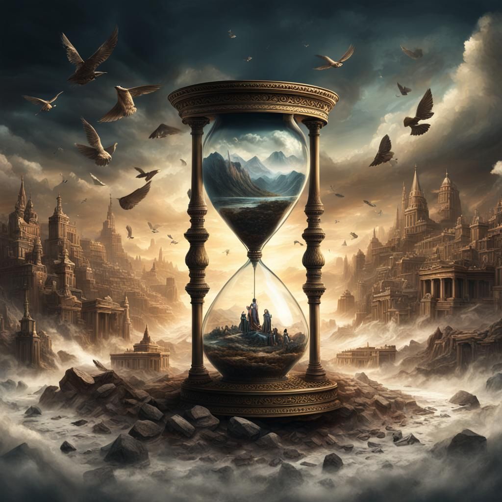 Hourglass - time flies