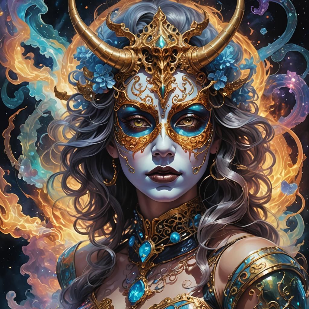 Holographic Cosmic Smithy Illustration in 8k Resolution