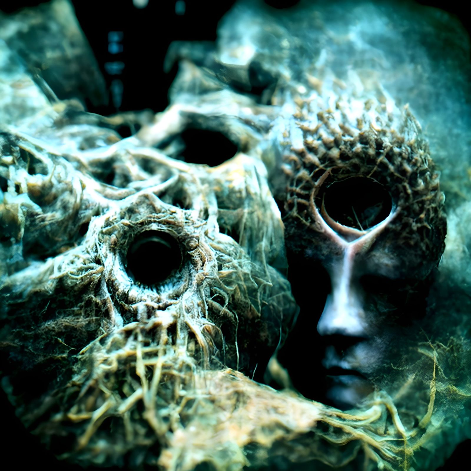 Surreal Eldritch Landscape Inspired by Beksinski