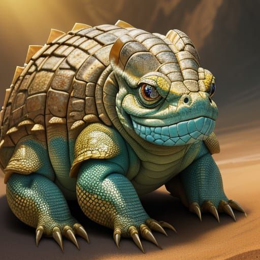 Shelpup in Vibrant Digital Painting