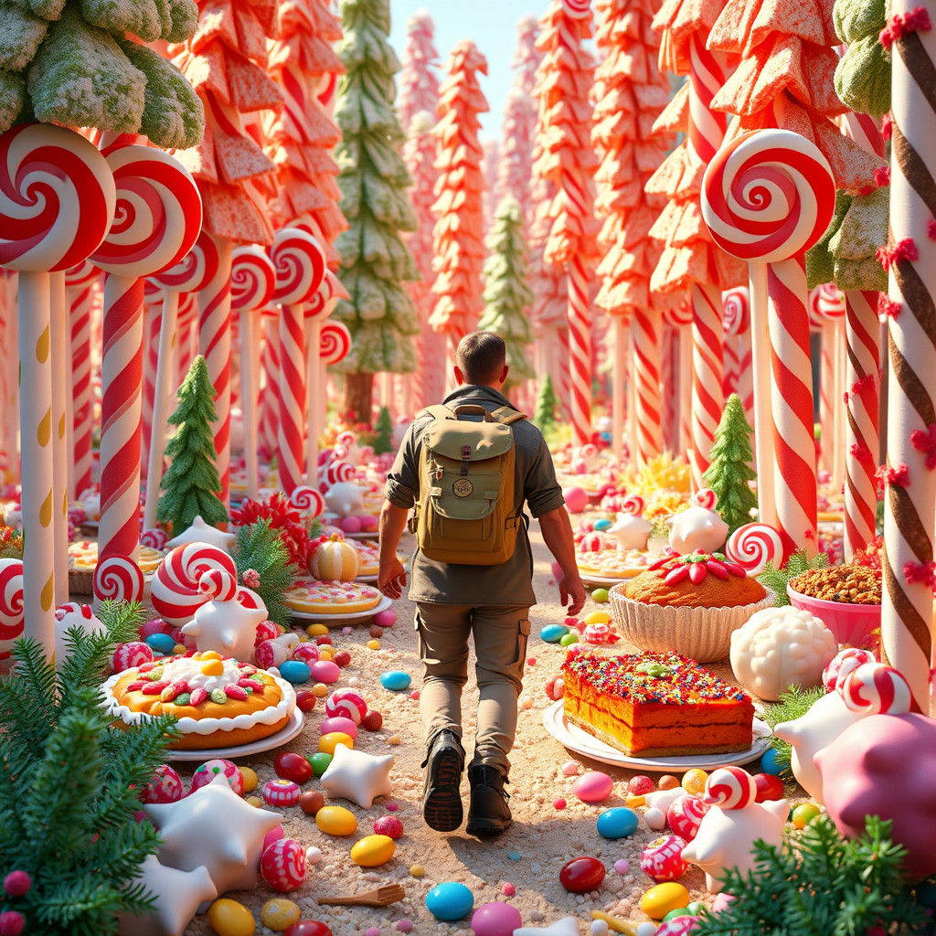 Edible Forest: Hiker Finds Candy Feast