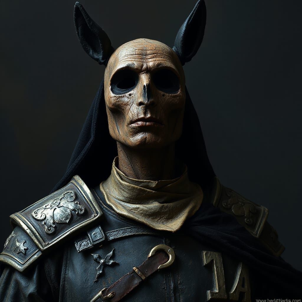 Medieval Headless Horseman in Striking Detail