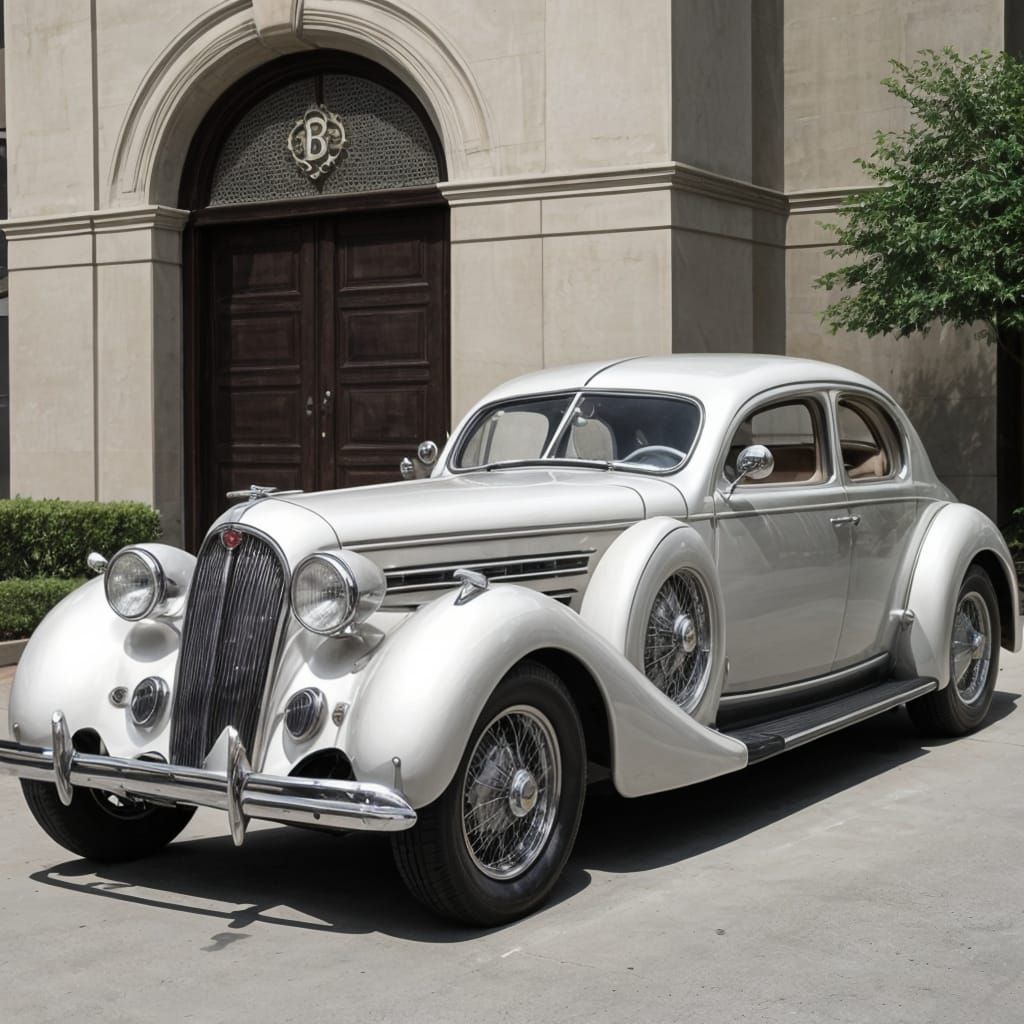 Luxury 1936 Fastback Coupe in Classic Style