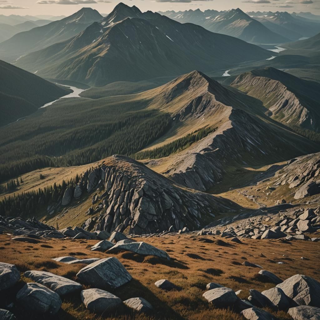 Dramatic Labrador Mountain Cinematic Landscape
