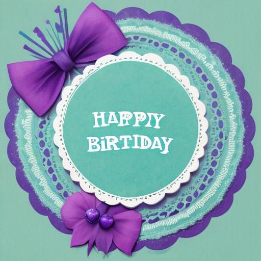 Whimsical Birthday Celebration in Purple and Teal