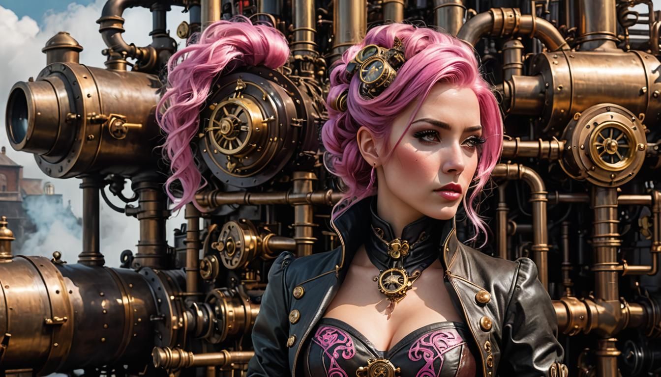 Steampunk Meets Dieselpunk in Industrial Landscape