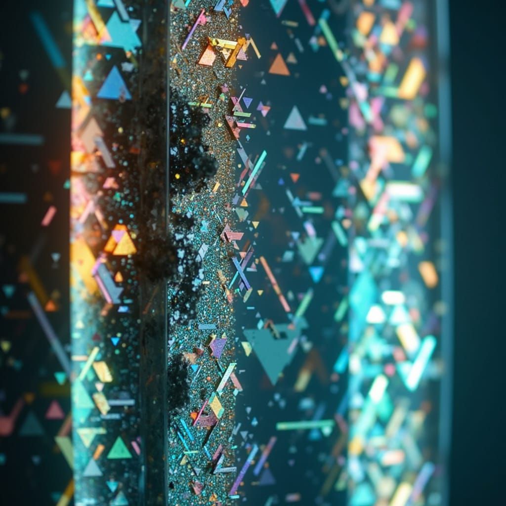 Lithe Cyborg Caretaker in Ethereal Info System