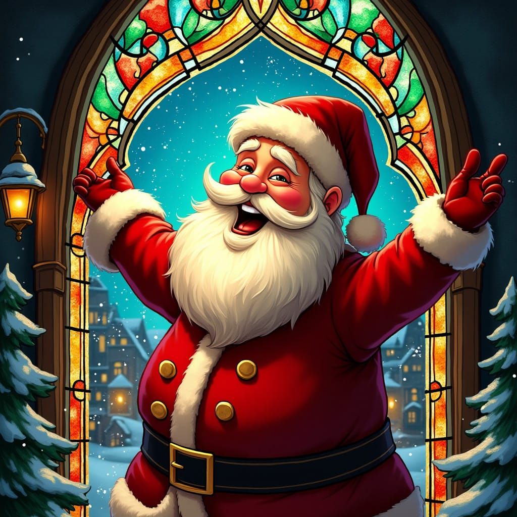 Laughing Santa Clause