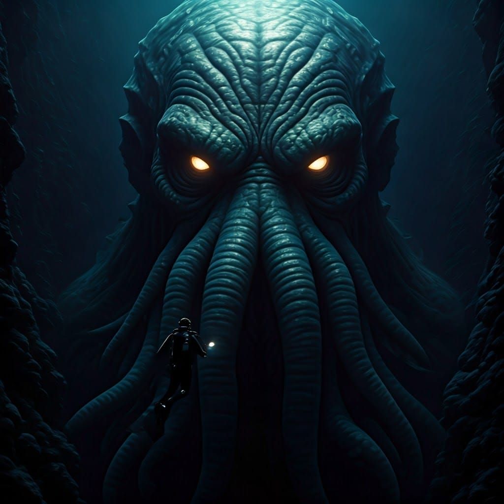 Cosmic Horror in the Dark Depths of the Mariana's Trench