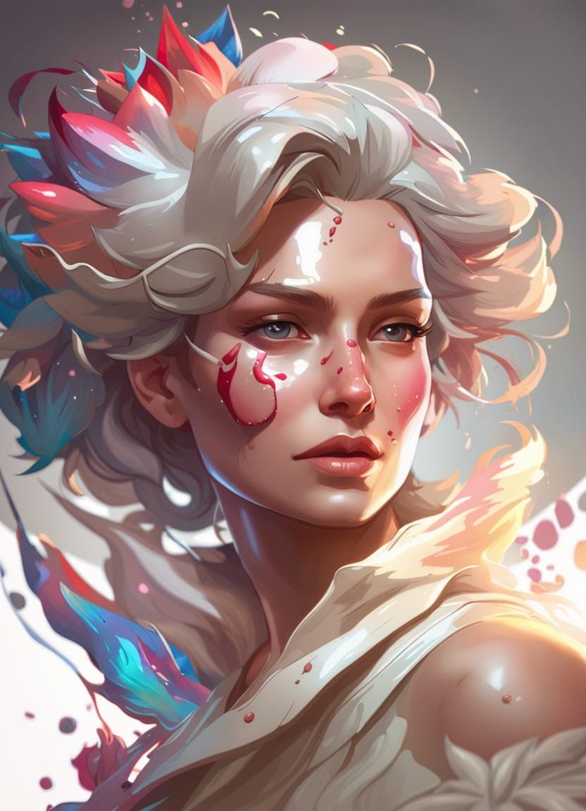 Detailed Portrait Inspired by Art Nouveau and Artstation Tre...