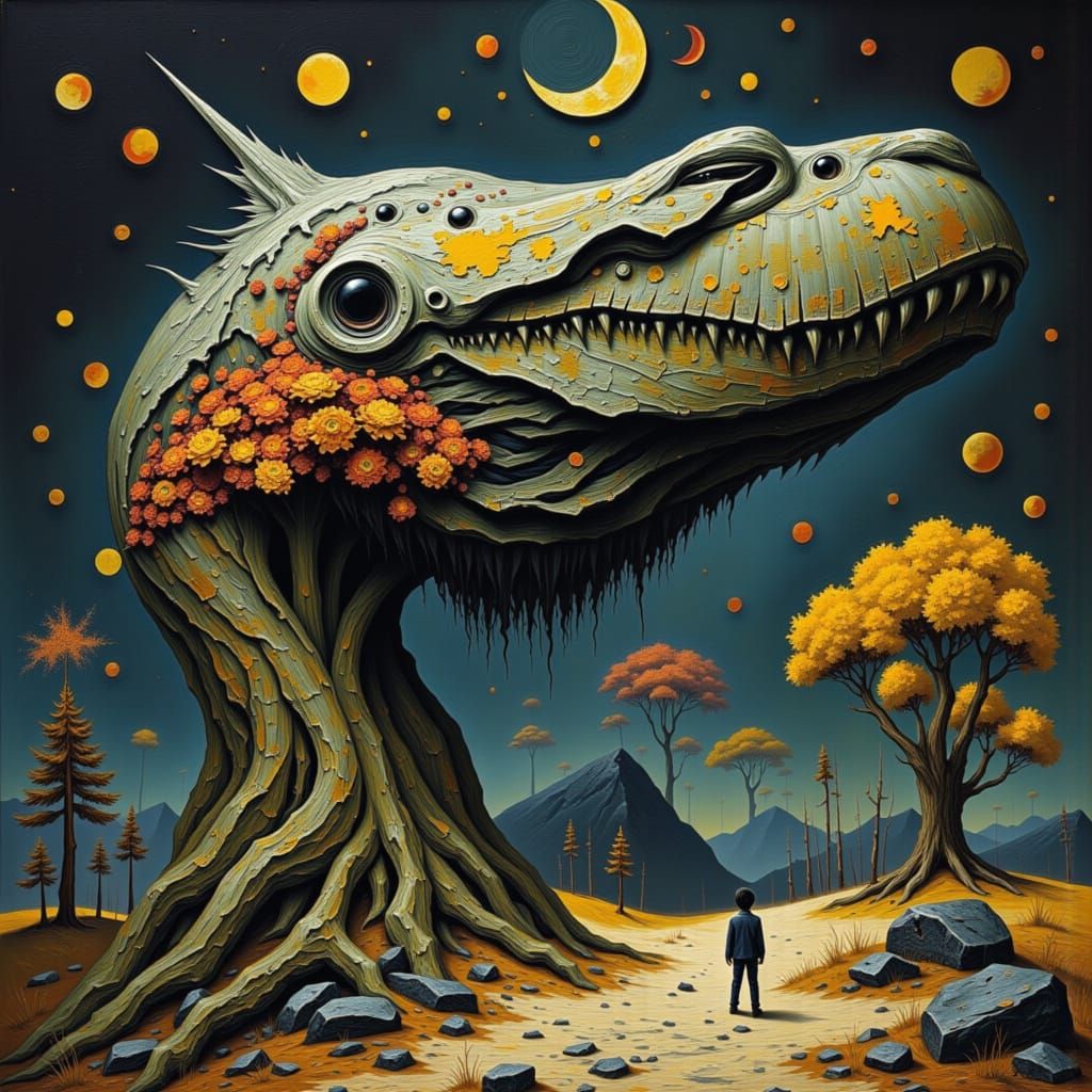 Museum of Extinct Species' Thoughts in Orbit