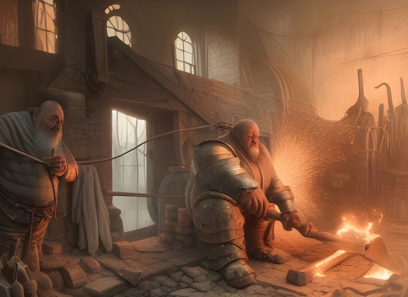 Repentant Blacksmith Concept Art