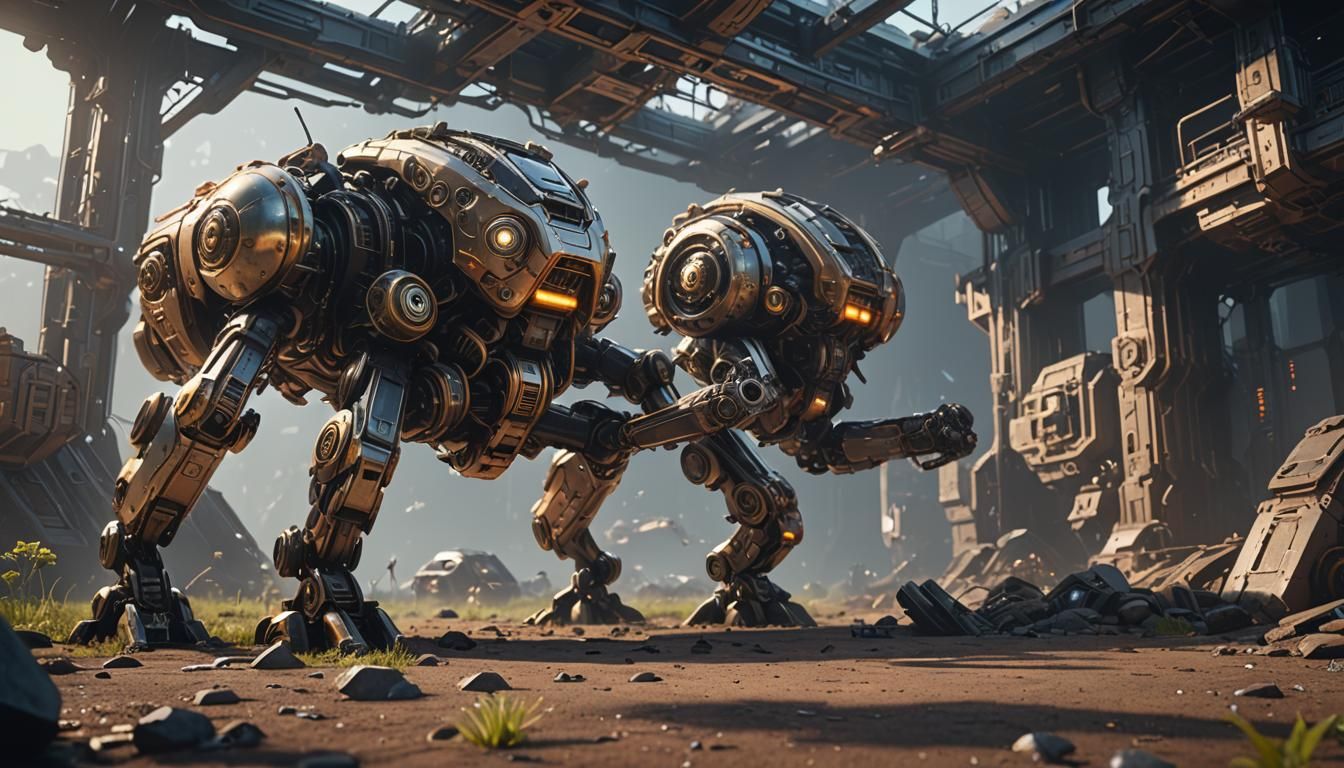 Insect's Eerie Encounter: Pixar-Style Sci-Fi Concept Art