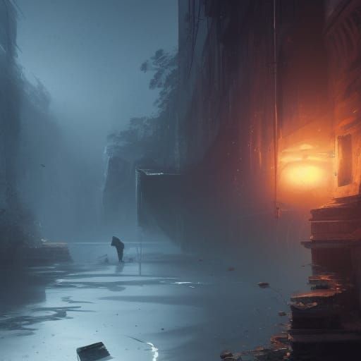 Detailed Introvert Portrait in Hyperdetailed Lighting