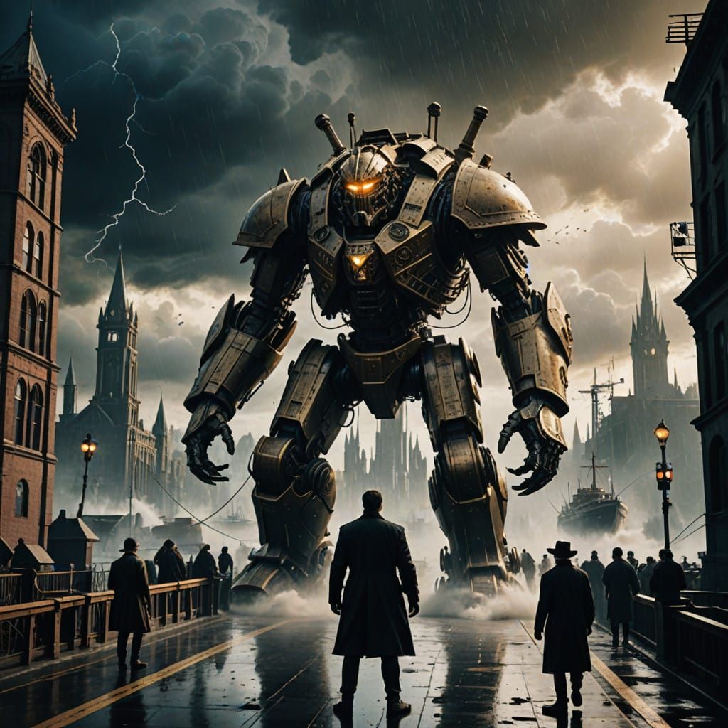 Epic Stand of the Golden Knight vs. the Electric Titan