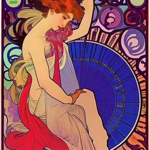 1980s Art Nouveau: Joy and Despair in Vibrant Colors