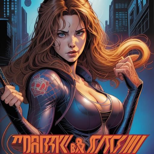 Comic Book Waifu Art by Brooks and Mumford