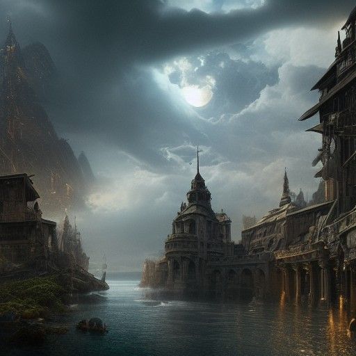 Epic Roman Empire at Night