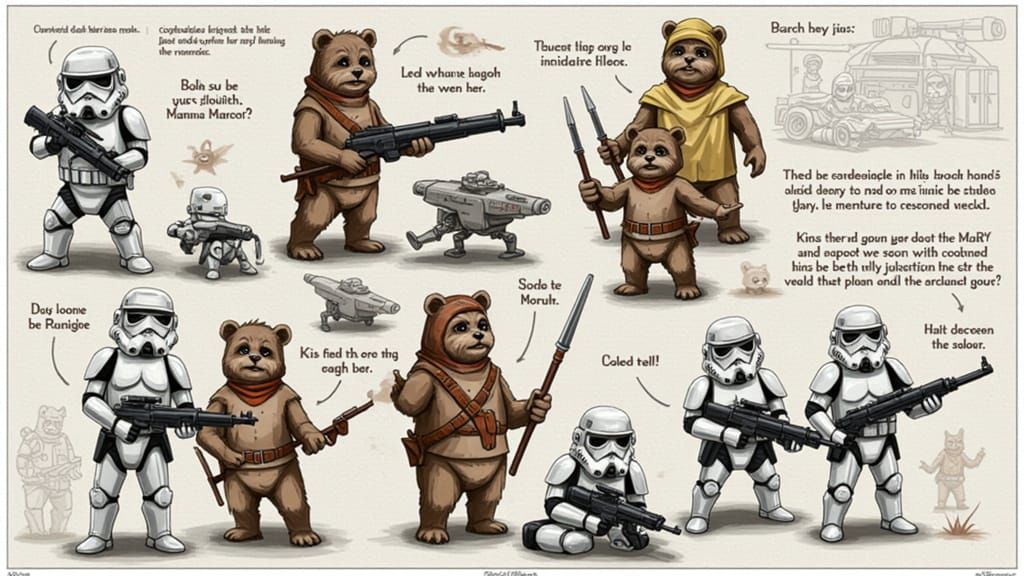 Abstract Noir Composition with Dark Minimalist Design