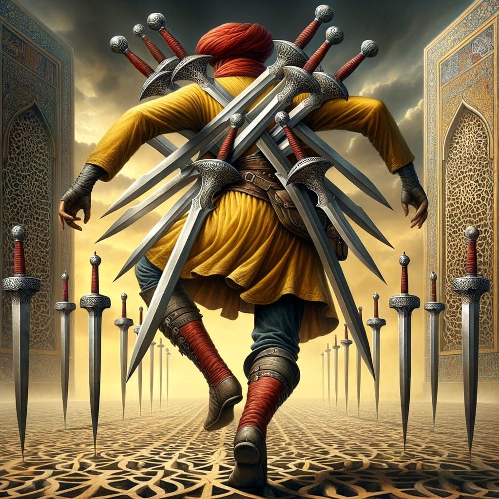 Seven of Swords, Tarot