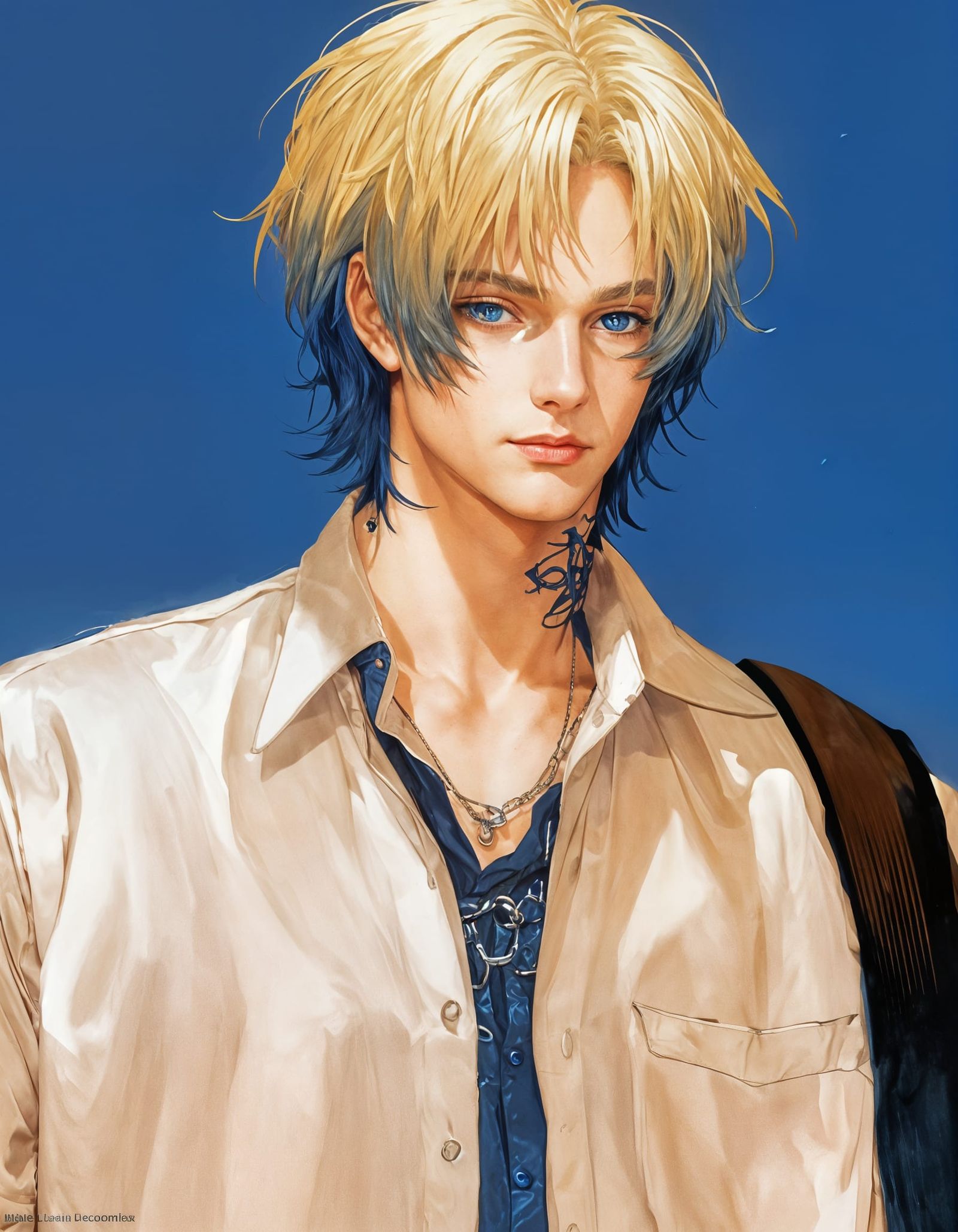 Portrait of a Handsome Young Man