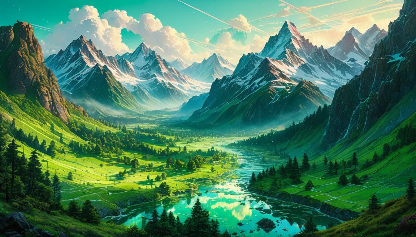 Pixelated Pencil Art Deteriorating Into Cubes