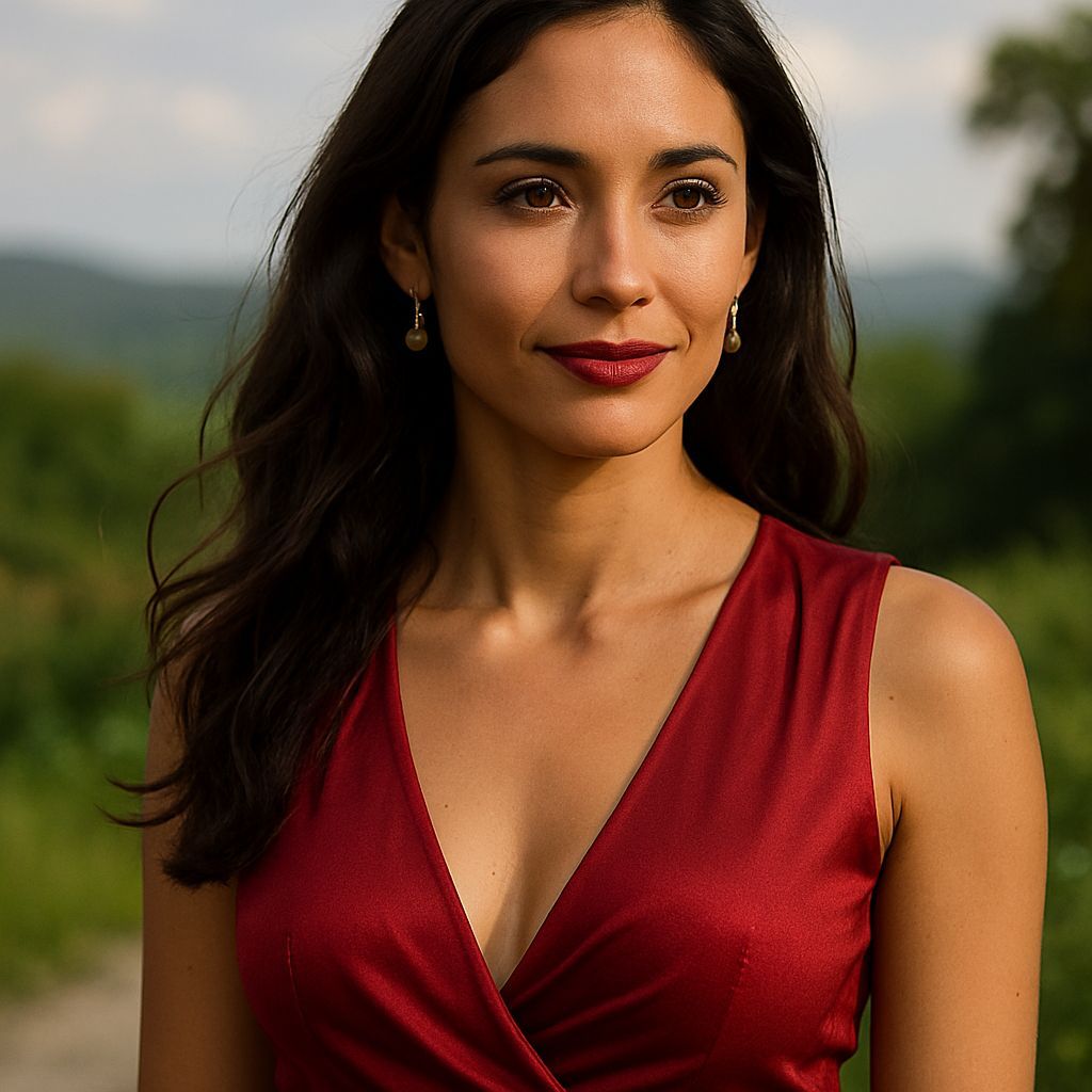 Camille Montes Portrait, Natural Outdoor Lighting