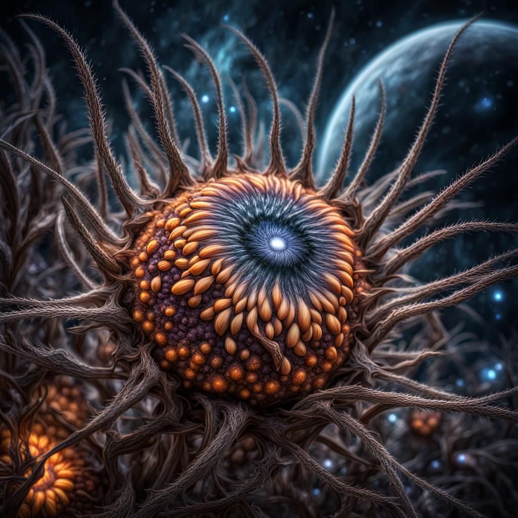 Cosmic Fantasy: Seeds of Pain in Hyperrealism