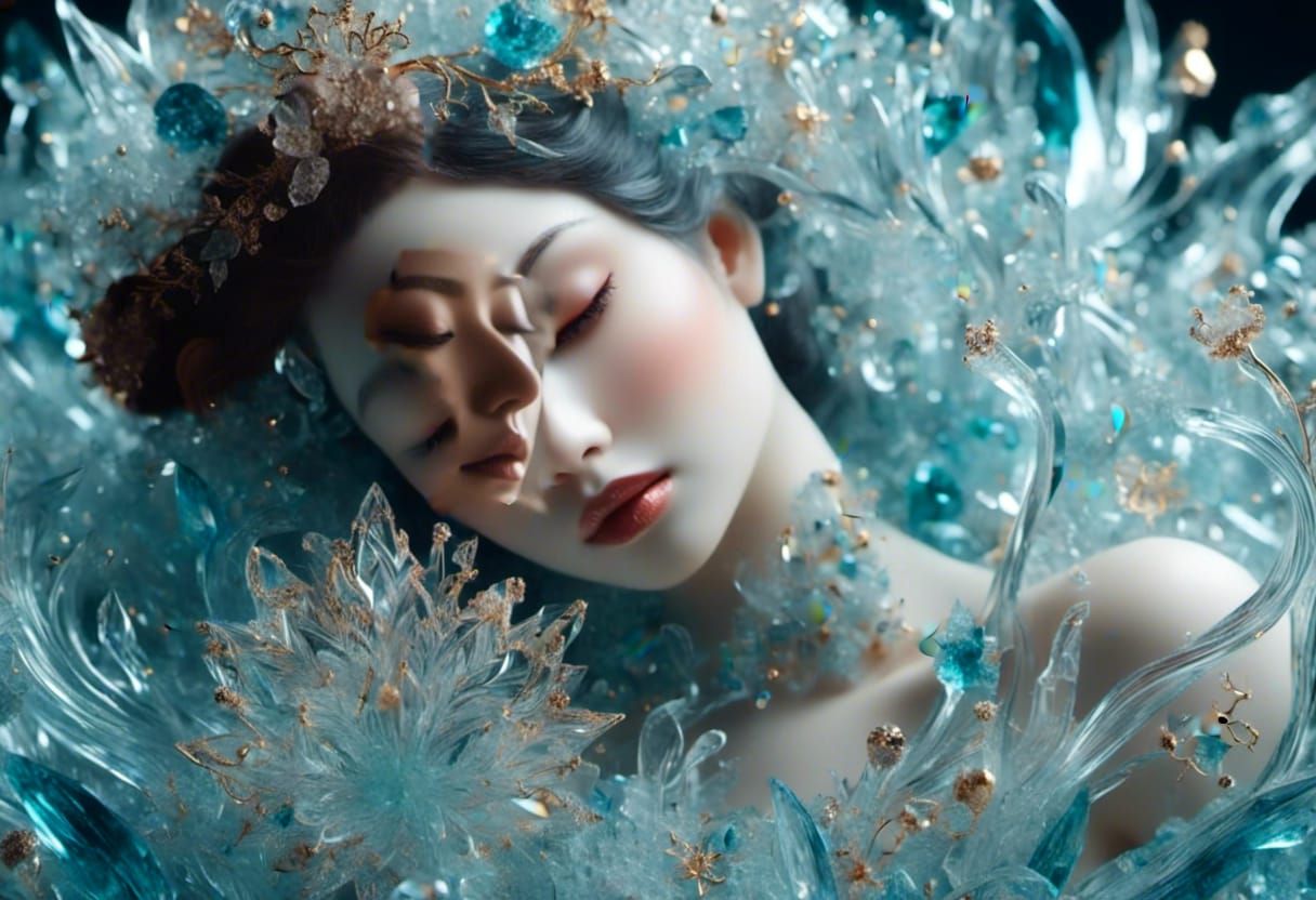 Crystal Goddess Gaia in Exquisite Detail
