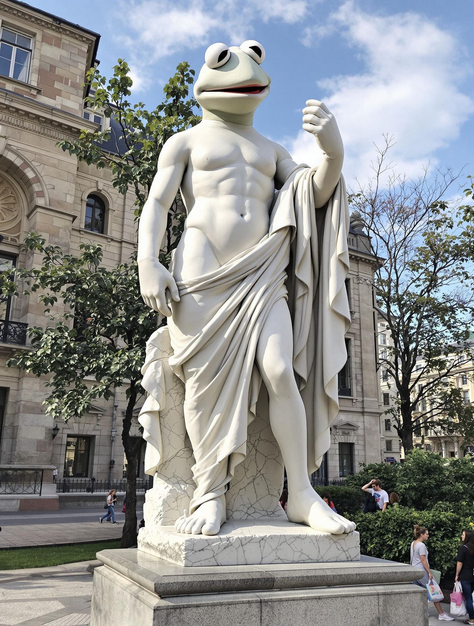 Greek Statue of Kermit