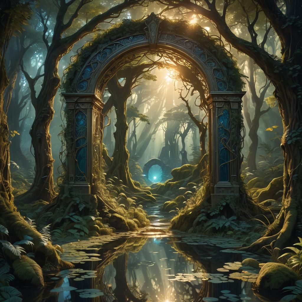 Enchanted Forest Portal to Fairy Realm