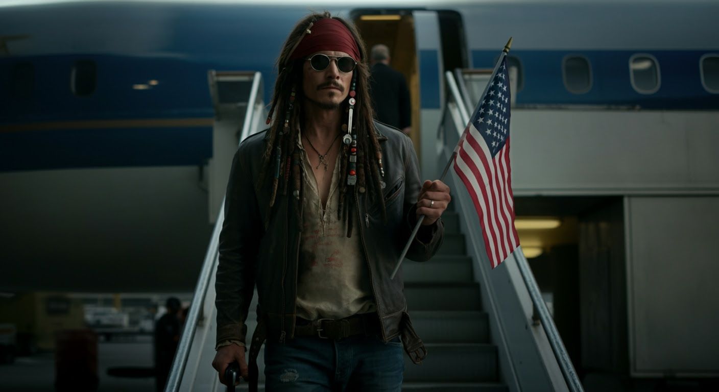 Sparrow Patriot Arrives at LAX in Sci-Fi Style