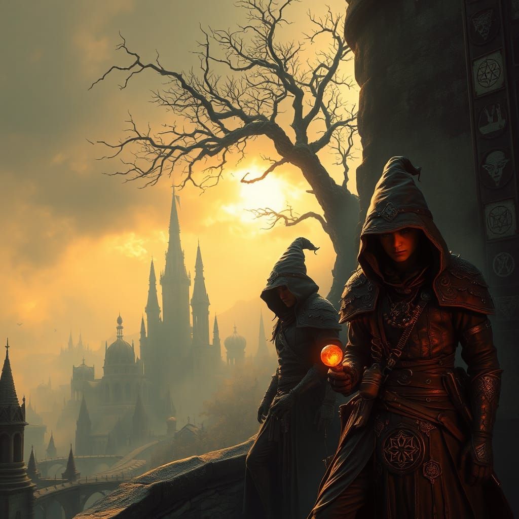 Mystical Thieves in Smog-Shrouded Metropolis