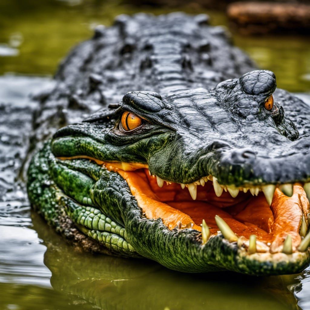 Dundee the Alligator in Mordred Swamp