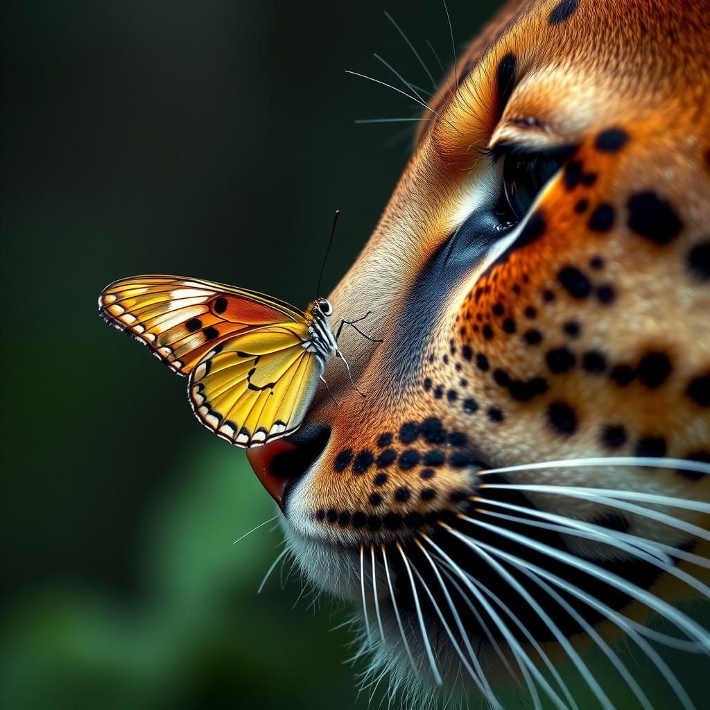 Intricate Encounter in Amazonian Jungle