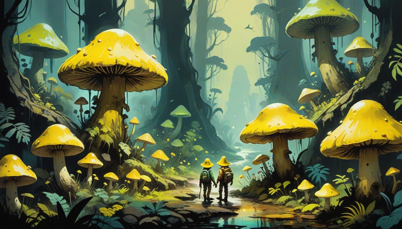 Fantasycore: Farmers and Bioluminescent Mushrooms