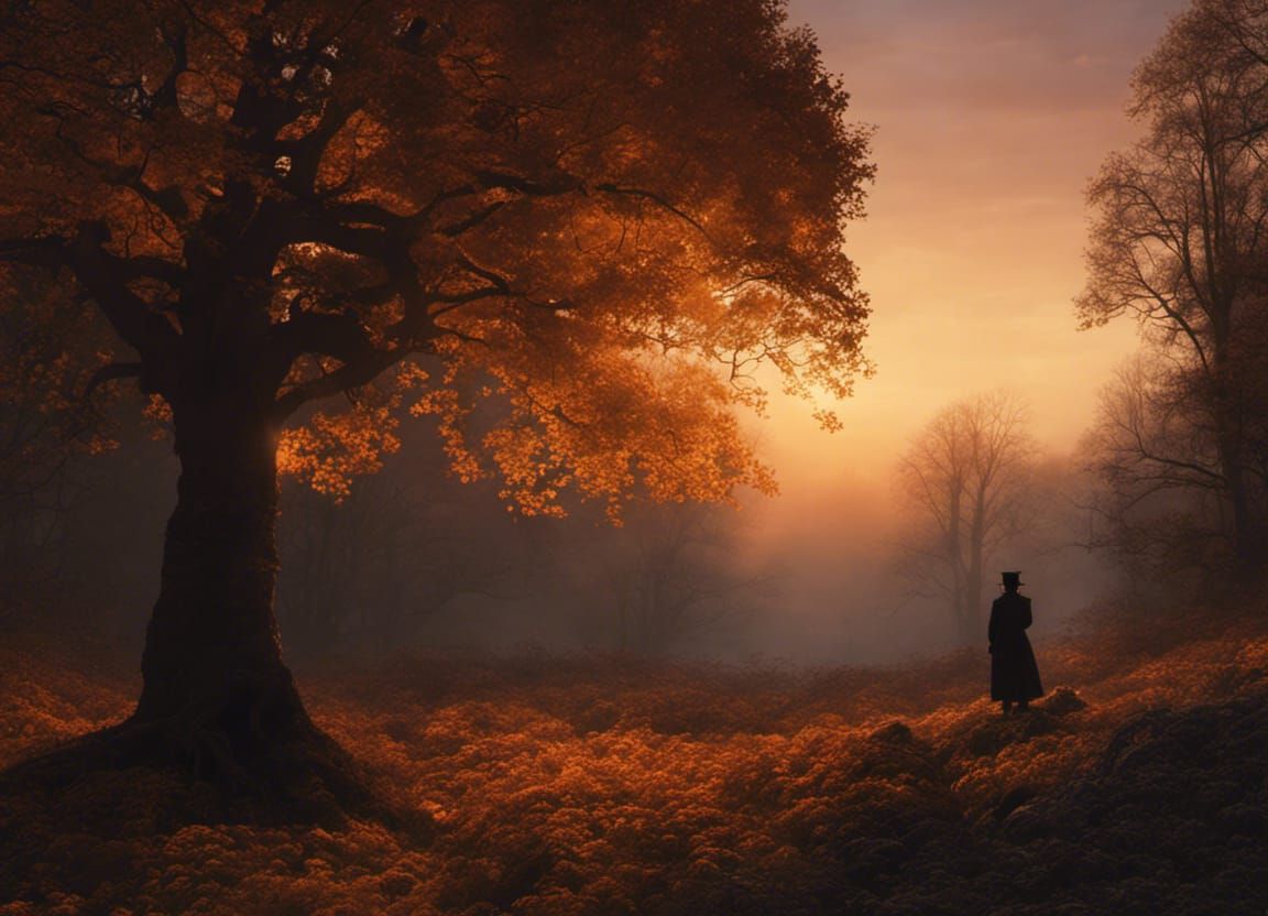 Sleepy Hollow Scene with Volumetric Lighting