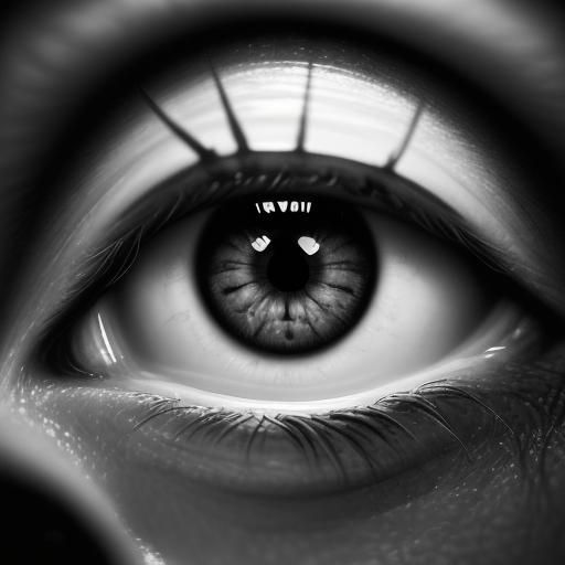 Hyperrealistic Eye Close-up in High Definition