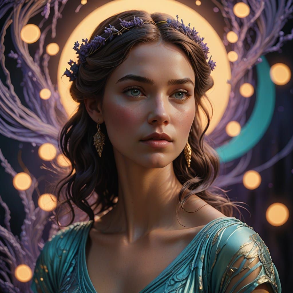 Hyper-Realistic Wax Sculpture of Aphrodite in Ethereal Glow