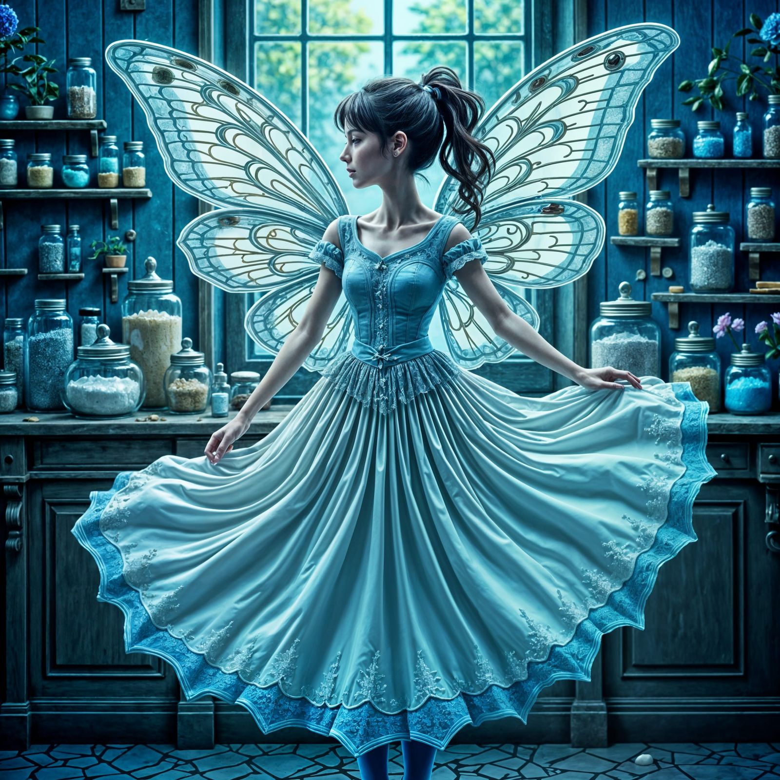 Surreal AI Interpretation of Simple Prompt