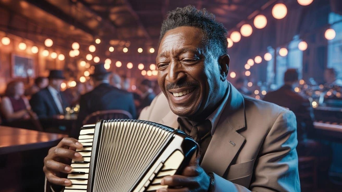 Muddy Waters Plays Blues Harp in Authentic Style