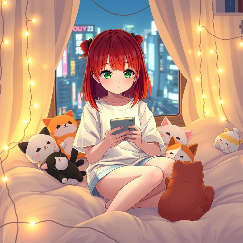 Kawaii Girl in Tokyo, Manga Scan Artwork