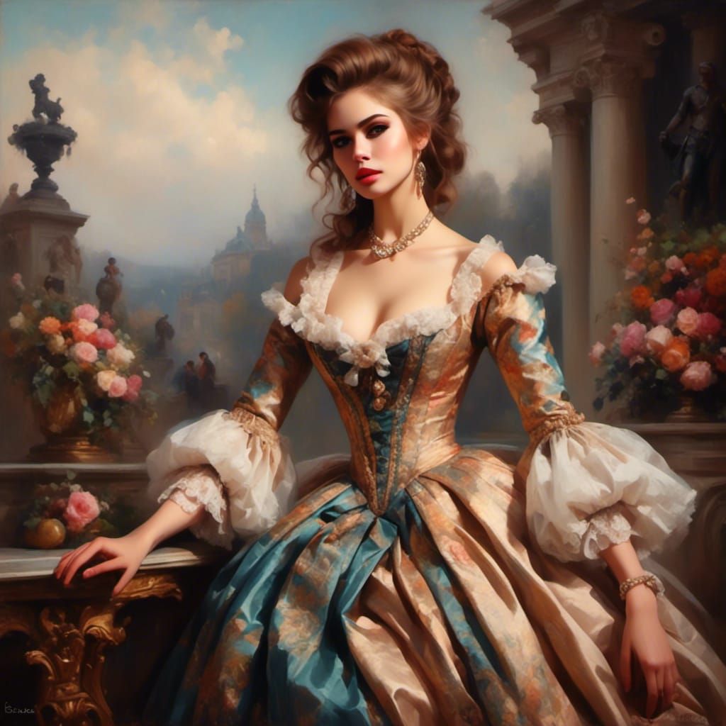 Rococo Beauty in a Vision